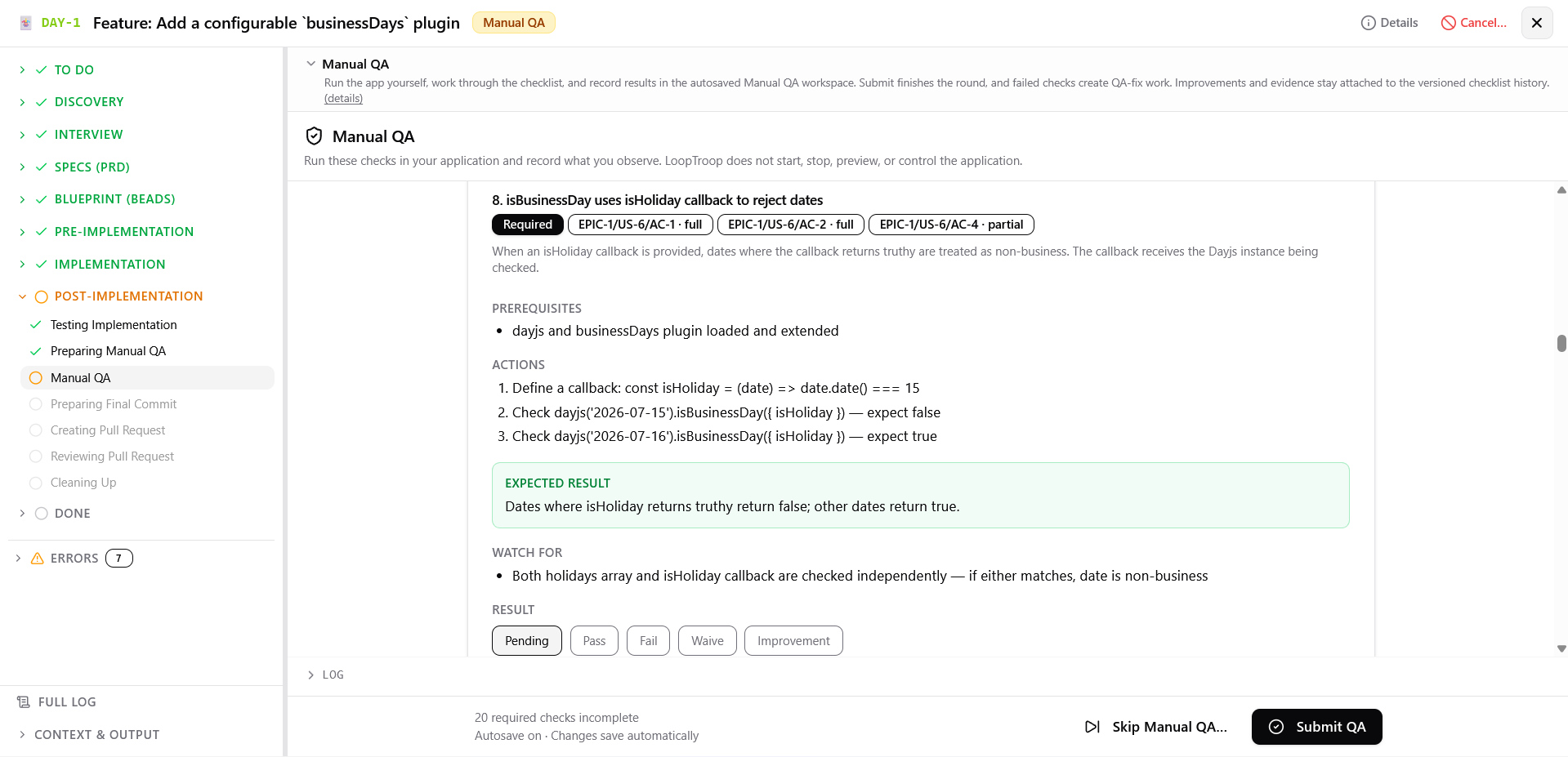 Manual QA